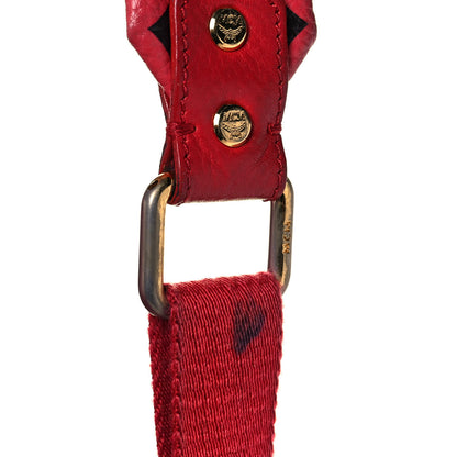 MCM Visetos Medium Sprinkle Stud Stark Backpack Red 23 of 23
