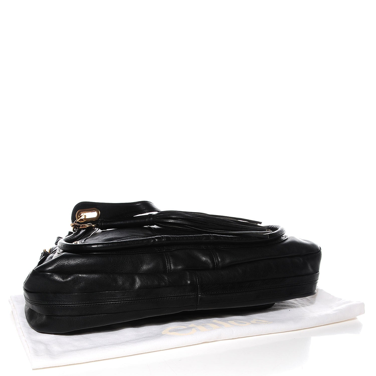 Chloe Calfskin Large Paraty Tassel Black 4 of 9