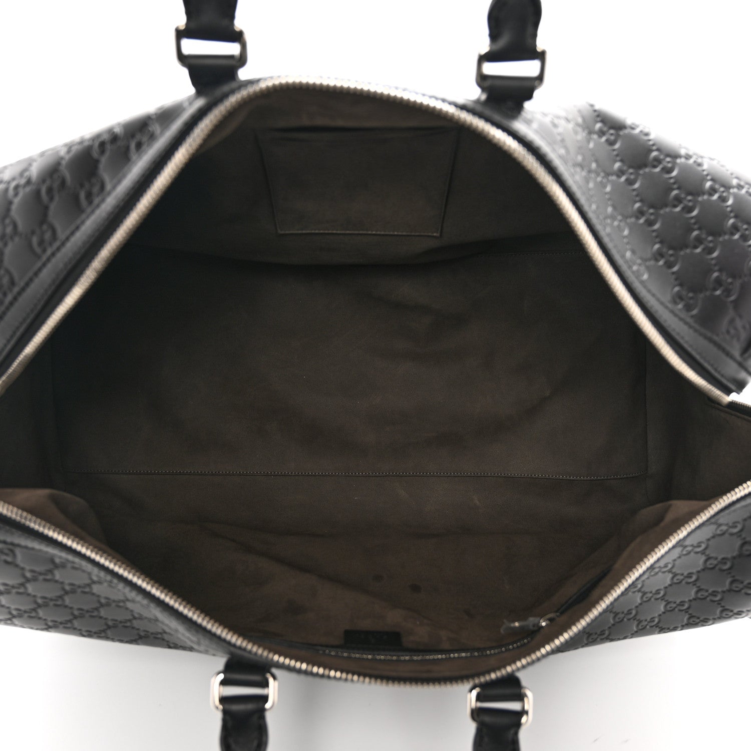 Gucci Guccissima Signature Large Duffle Black 4 of 11