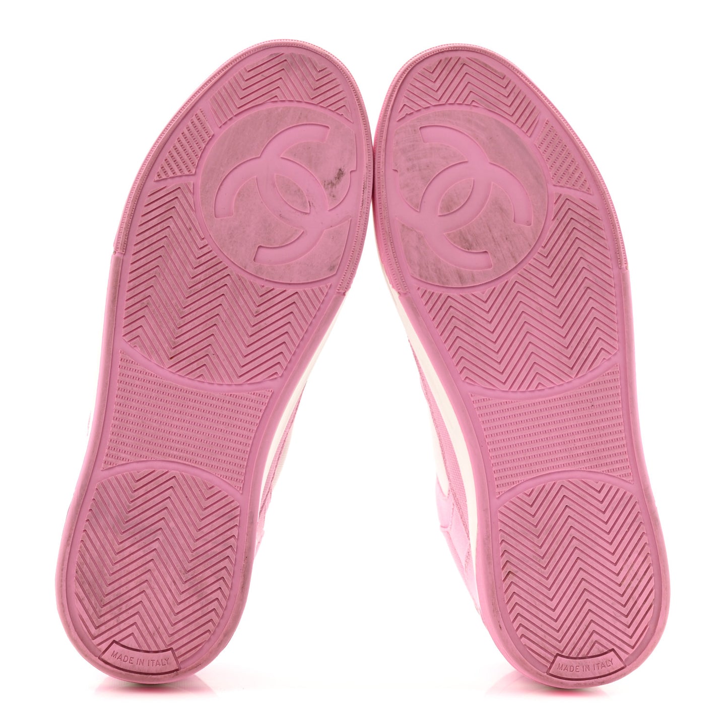 Cotton Sneakers 38 Pink White