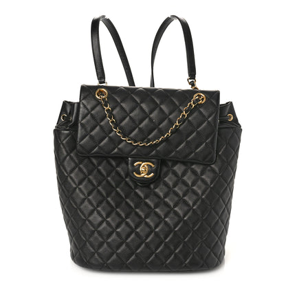 Chanel Lambskin Quilted Large Urban Spirit Backpack Black 1 of 11