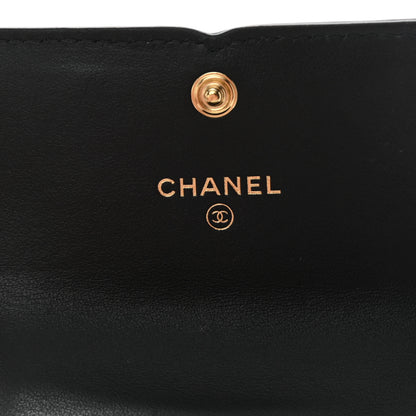 Chanel Caviar Quilted Medium Filigree Flap Wallet Black 6 of 10