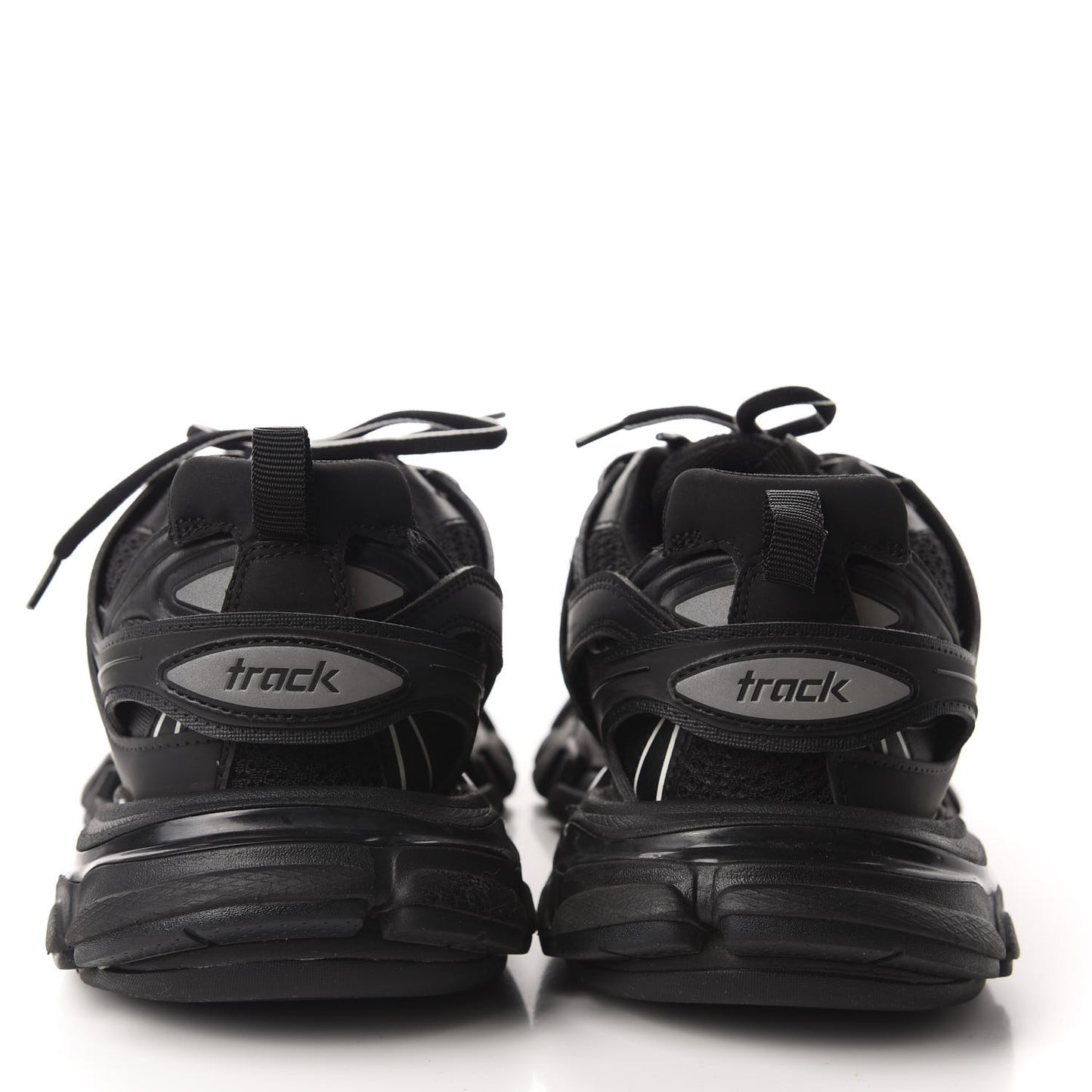 Mesh Nylon Track Sneakers 39 Black