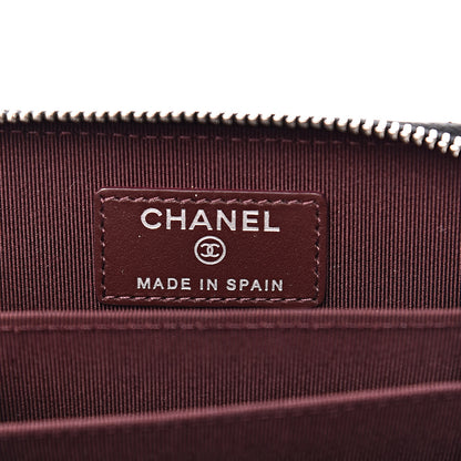 Chanel Caviar Quilted Zip Coin Purse Black 6 of 8