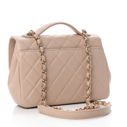 Chanel Caviar Quilted Medium Business Affinity Flap Beige 3 of 10