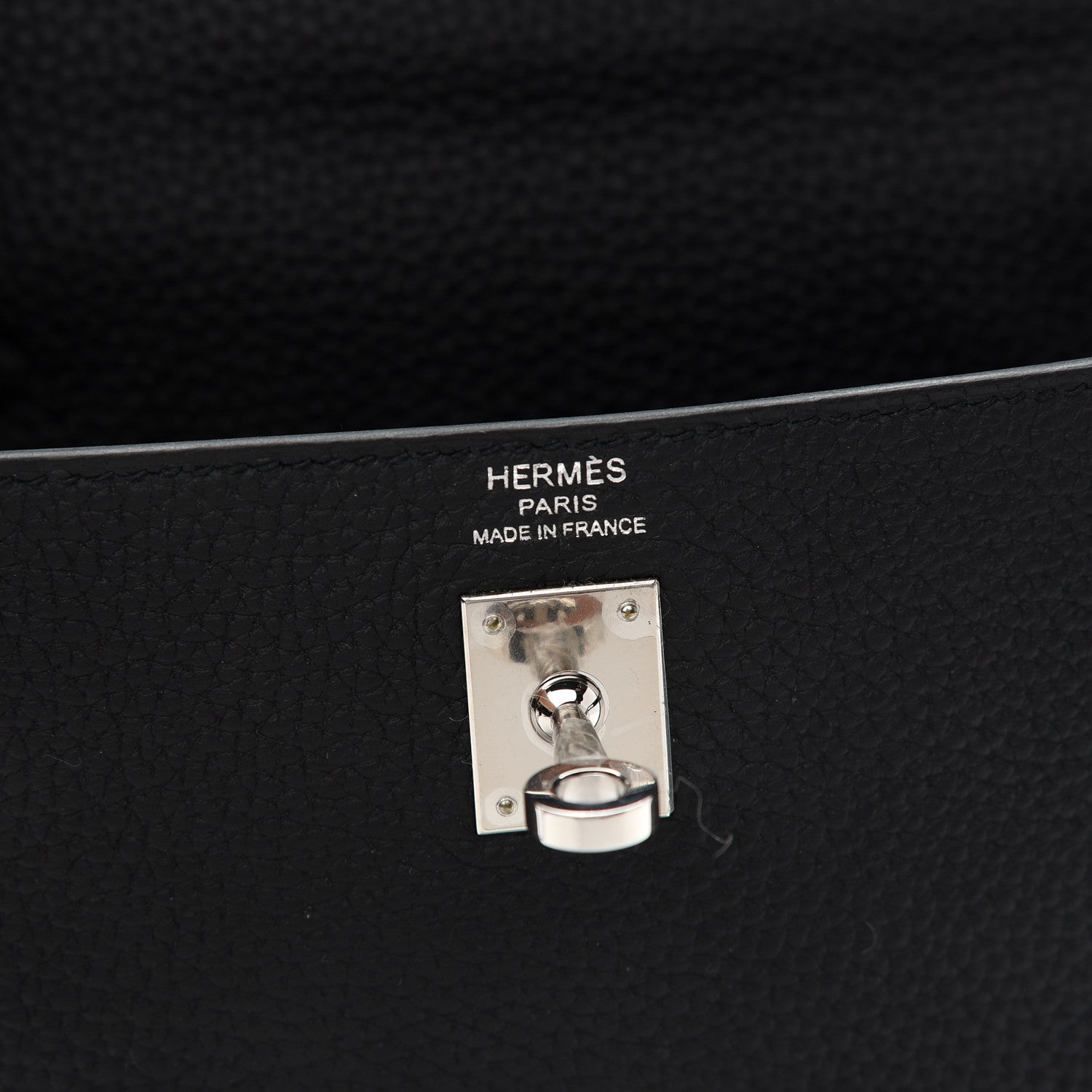 Hermes Togo Kelly Retourne 25 Black 6 of 10