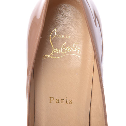 Christian Louboutin Patent Pigalle Plato 120 Pumps 37 Nude 8 of 11