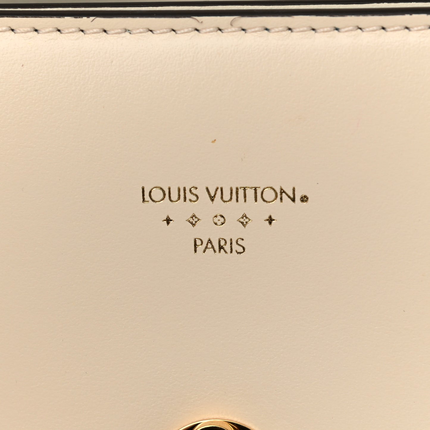 Smooth Calfskin LV Pont 9 Cream
