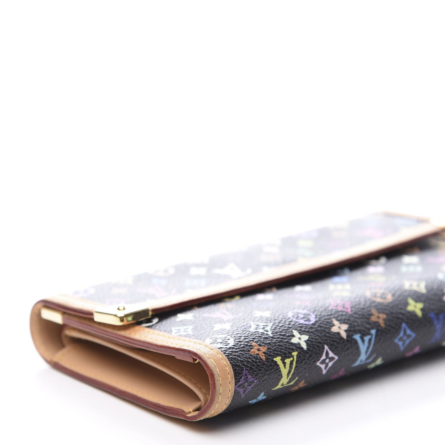 Monogram Multicolor Porte Tresor International Wallet Black