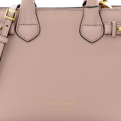 Burberry Grainy Calfskin House Check Baby Banner Tote Pale Orchid 9 of 13