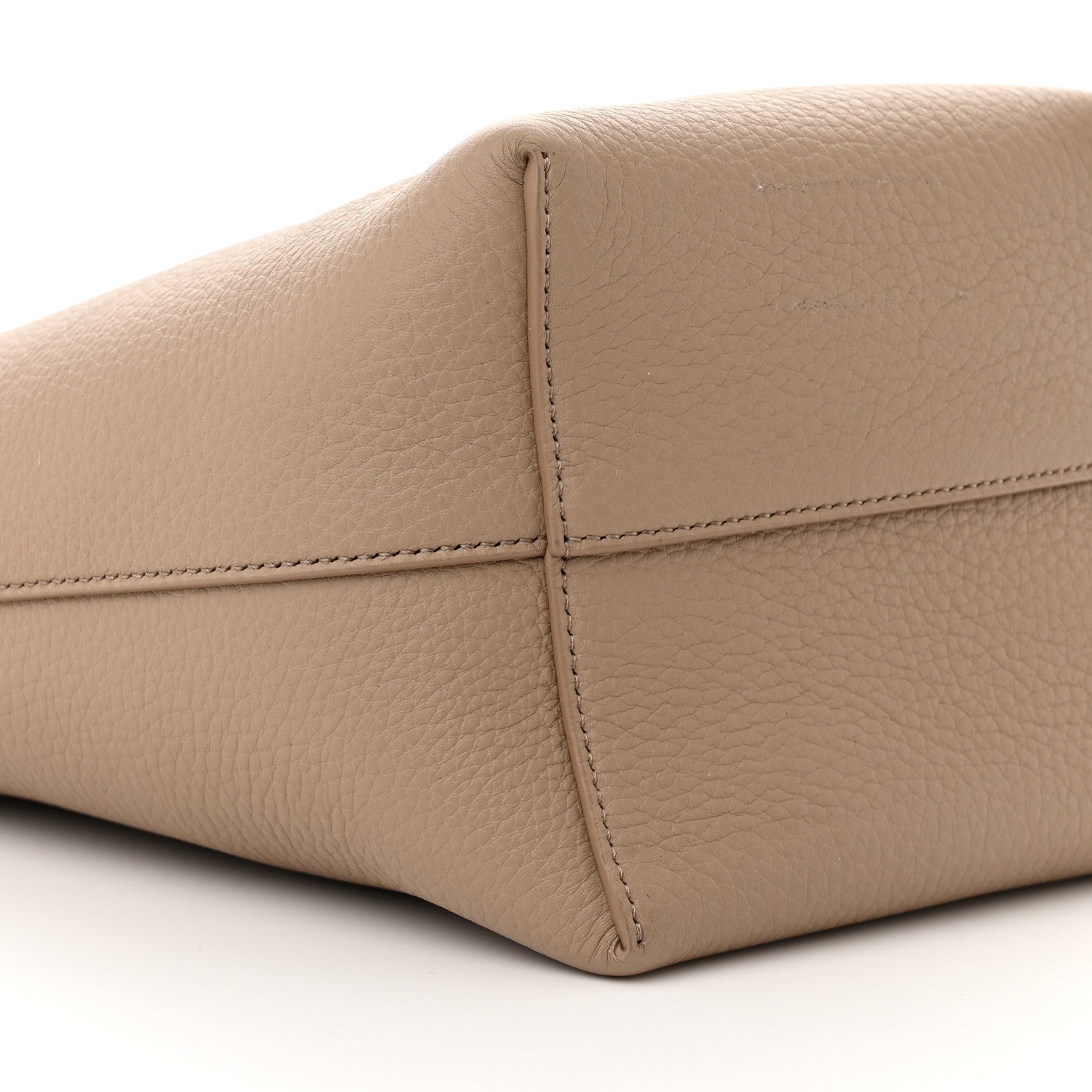 The Row Grained Calfskin Small N/S Park Tote Dark Taupe 8 of 10