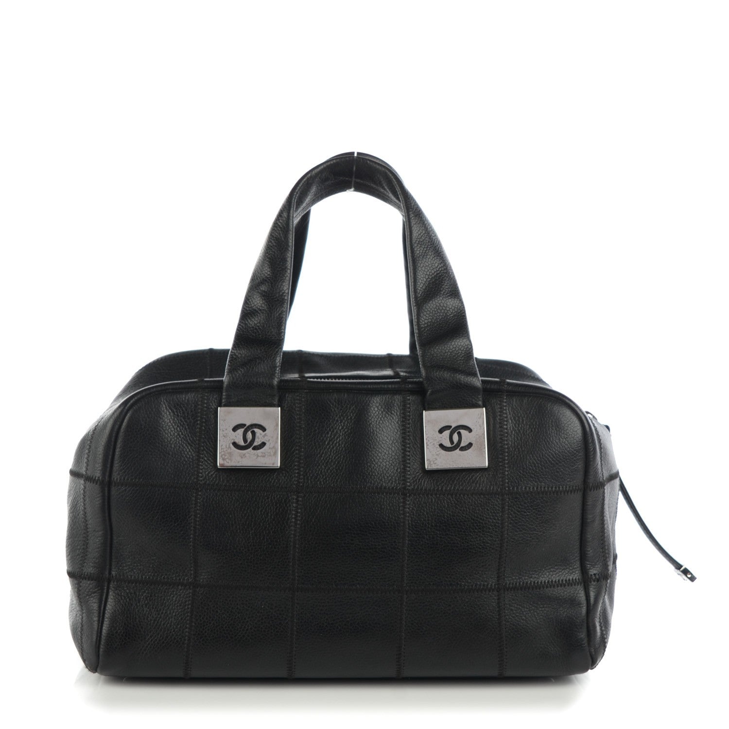 Chanel Caviar Square Stitched Medium Tote Black 1 of 7