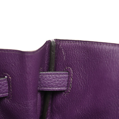 Hermes Togo Birkin 35 Ultraviolet 11 of 13