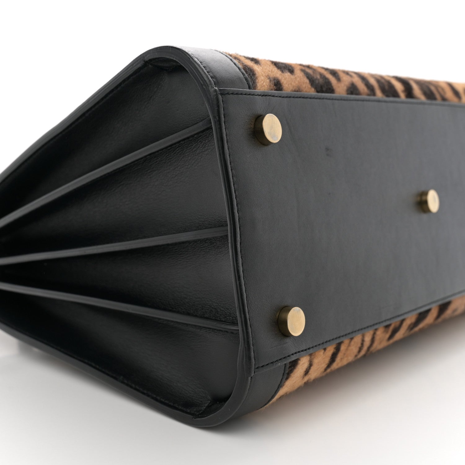 Saint Laurent Calf Hair Leopard Print Small Sac De Jour Black 9 of 12