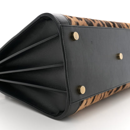 Saint Laurent Calf Hair Leopard Print Small Sac De Jour Black 9 of 12