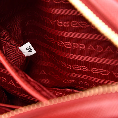 Prada Saffiano Mini Camera Crossbody Bag Fuoco 10 of 14