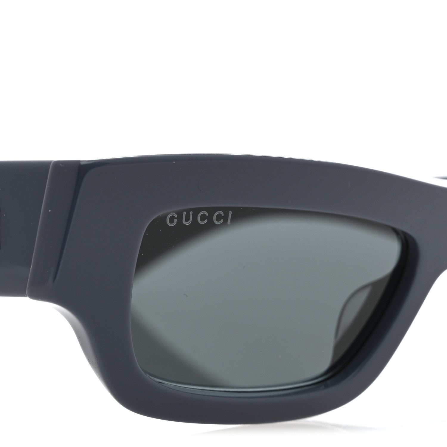 Gucci Acetate Rectangular Frame Sunglasses GG1839S Blue 7 of 7