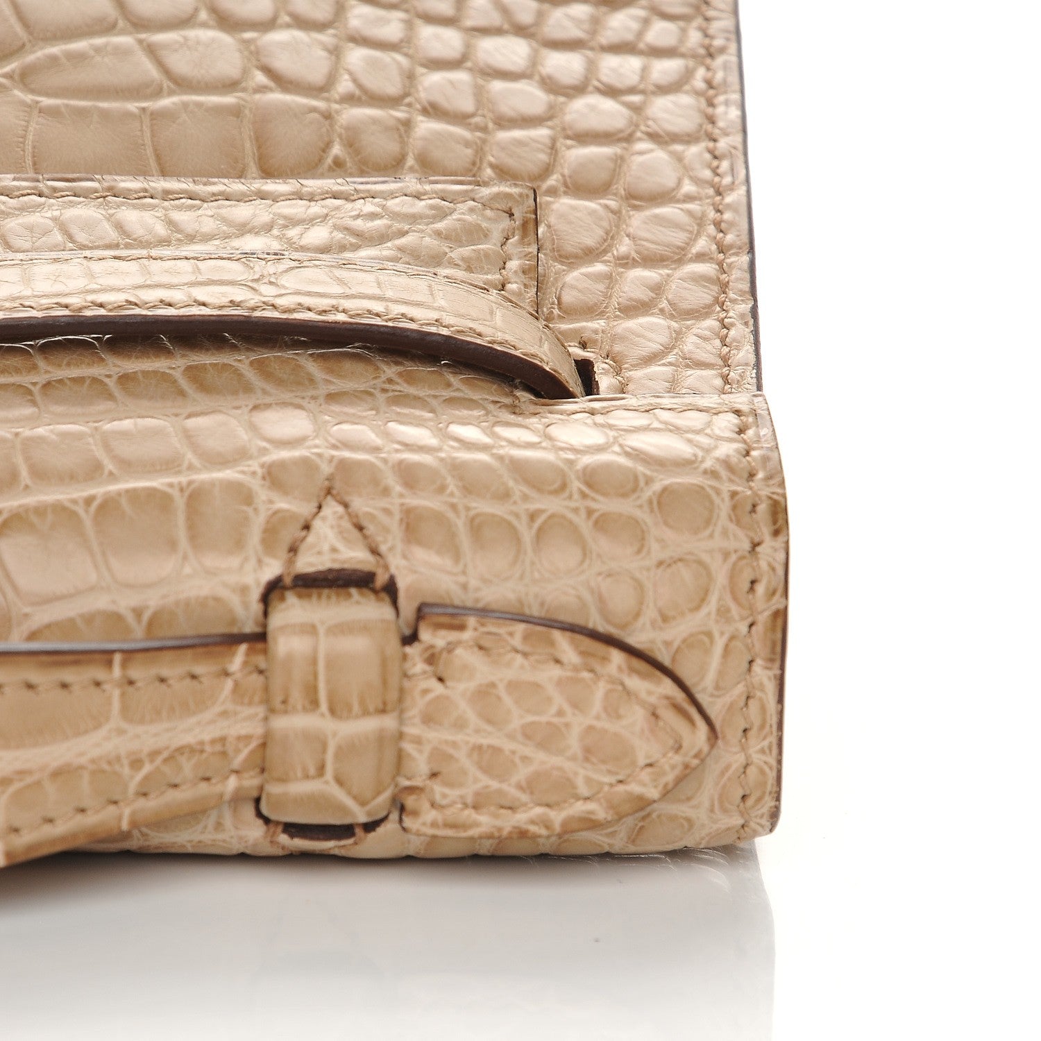 Hermes Matte Alligator Kelly Pochette Poussiere 23 of 23