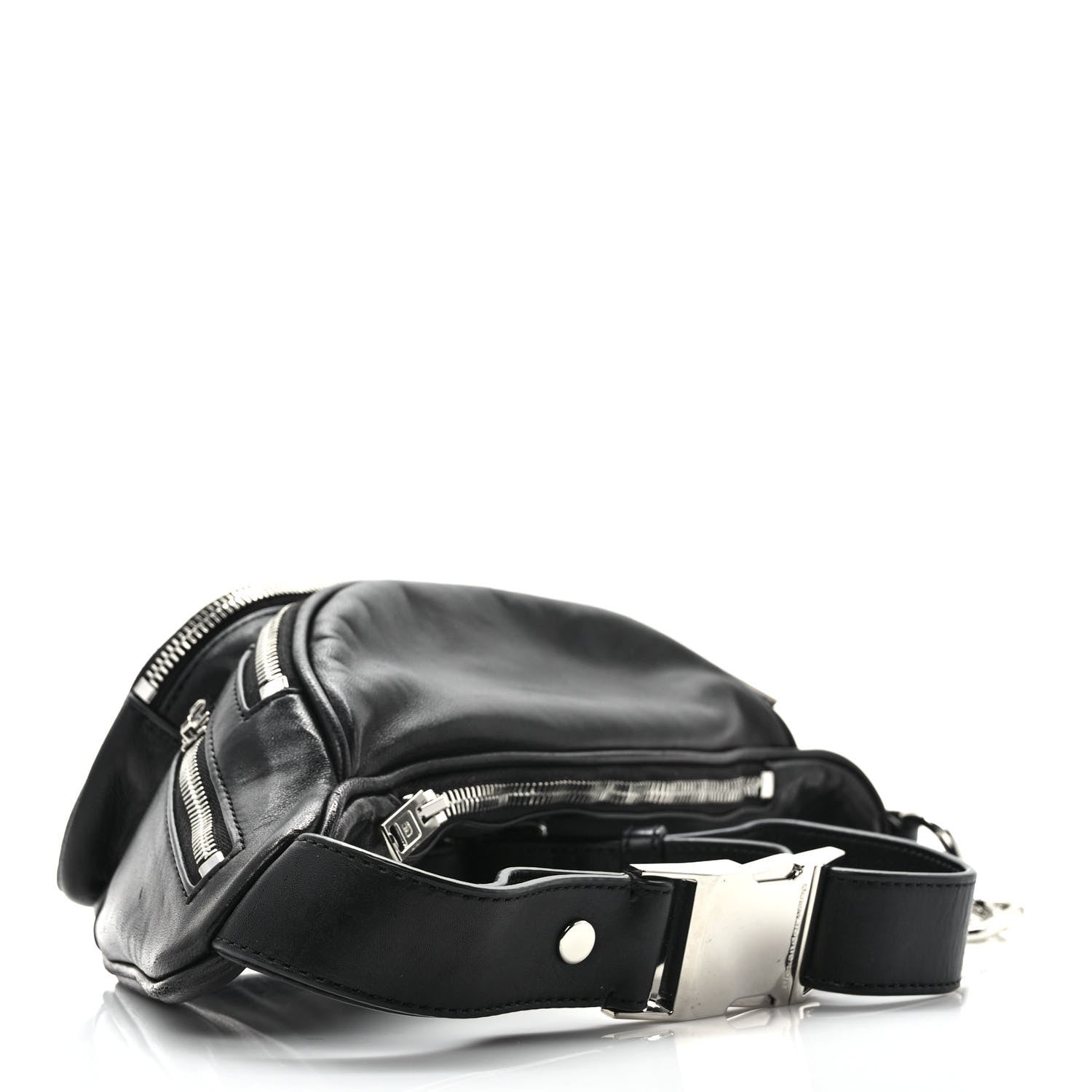 Alexander Wang Lambskin Attica Belt Bag Black 2 of 7