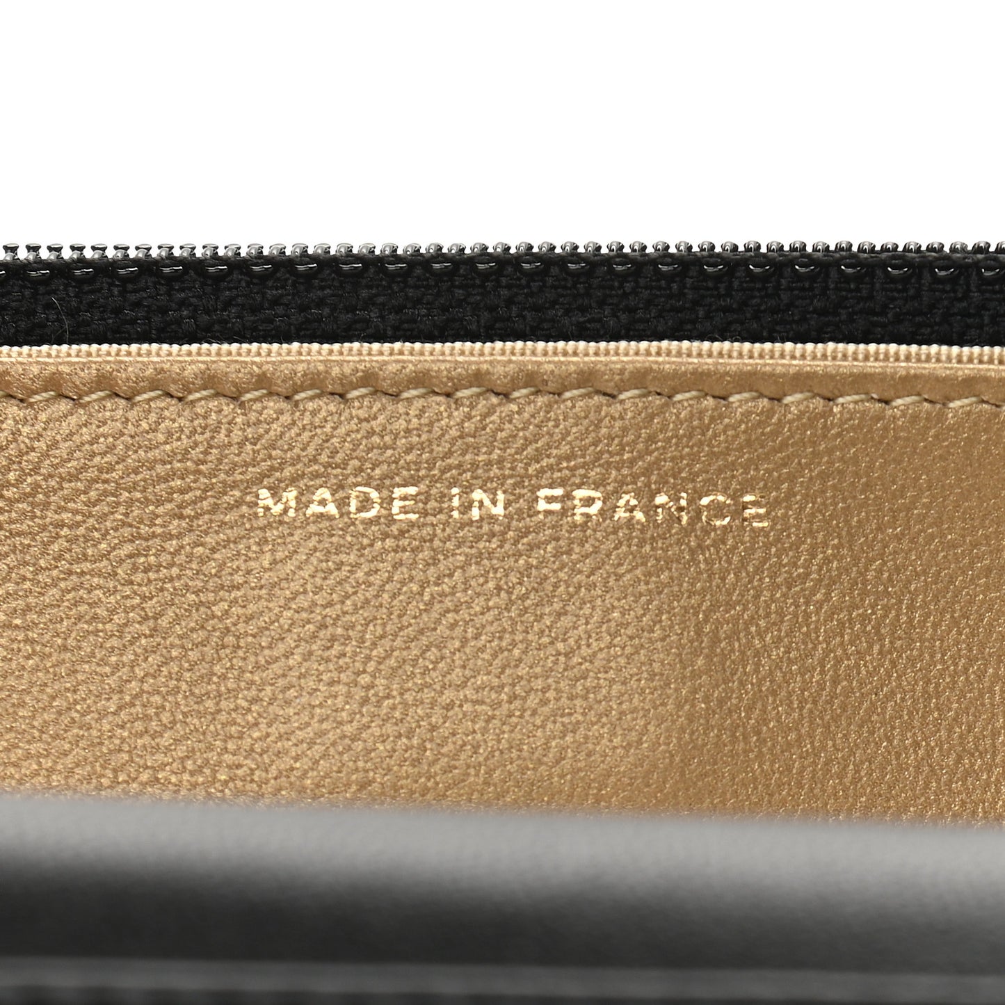 Lambskin Quilted CC Pearl Crush Wallet on Chain WOC Black