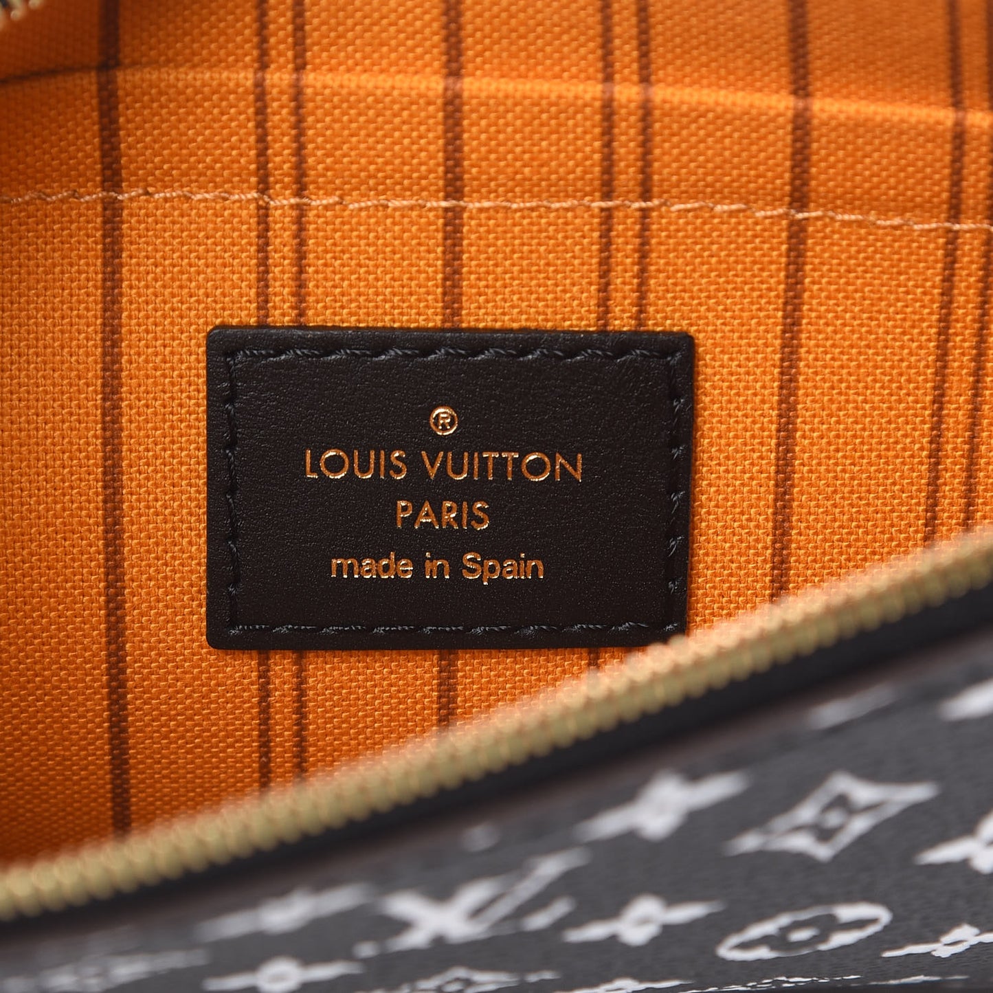 Monogram Giant Jungle Neverfull MM GM Pochette Black