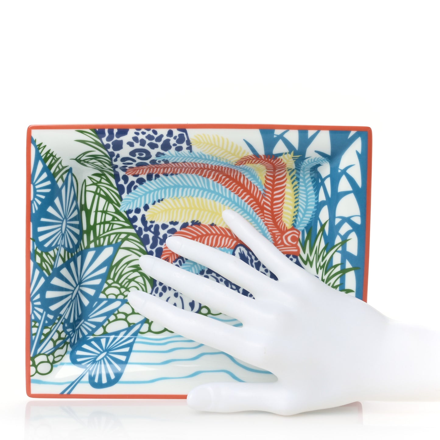 Porcelain Jaguar Quetzal II Change Tray