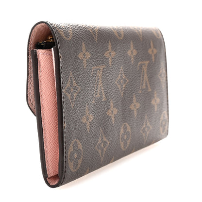 Louis Vuitton Monogram Emilie Wallet Rose Ballerine 3 of 6
