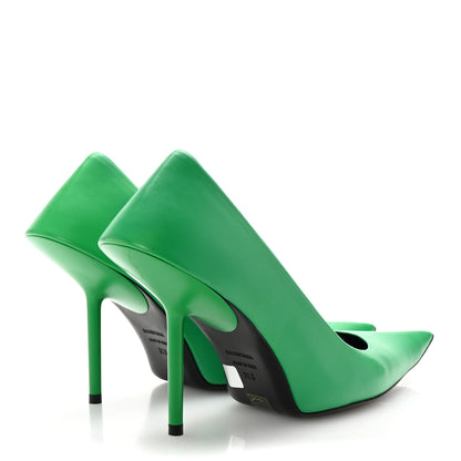 Balenciaga Soft Calfskin Essex 110mm Pumps 38.5 Green 5 of 10