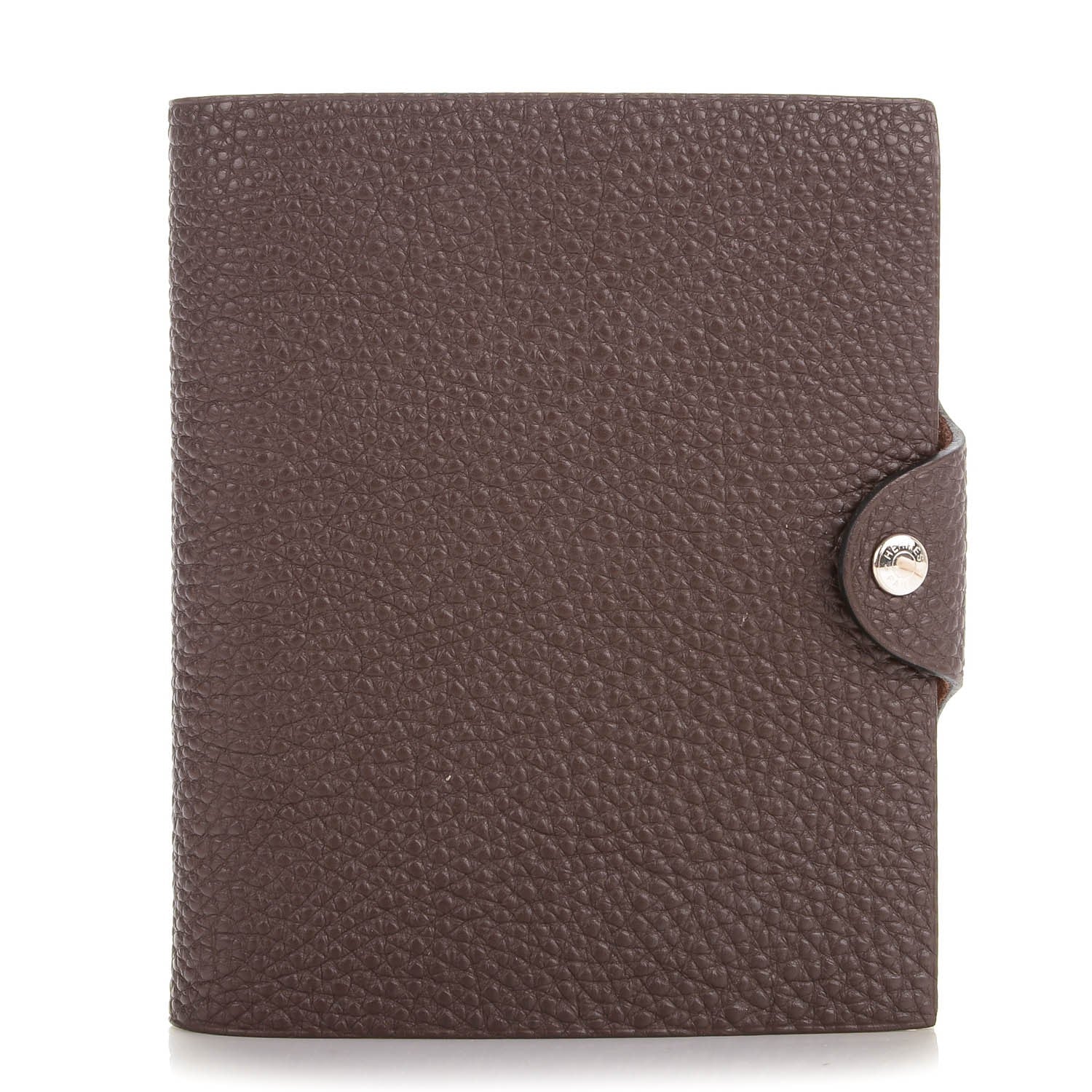 Hermes Togo Ulysse PM Notebook Cover Chocolate 1 of 8
