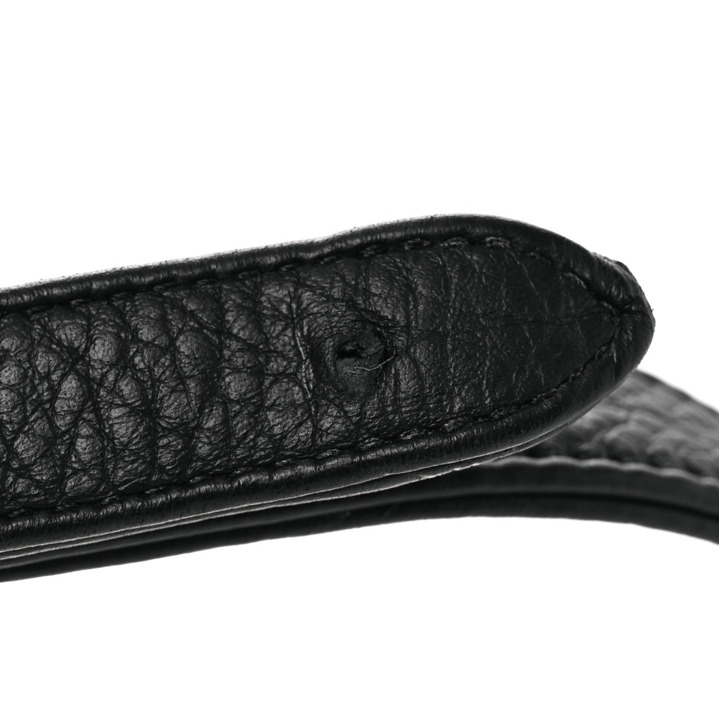 Grained Calfskin Mini Snat Pack Gunslinger Waist Bag Black
