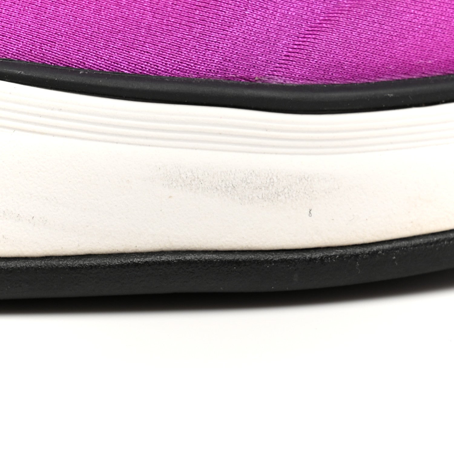 Chanel Lycra Fabric Womens CC Sneakers 36 Dark Pink 11 of 12