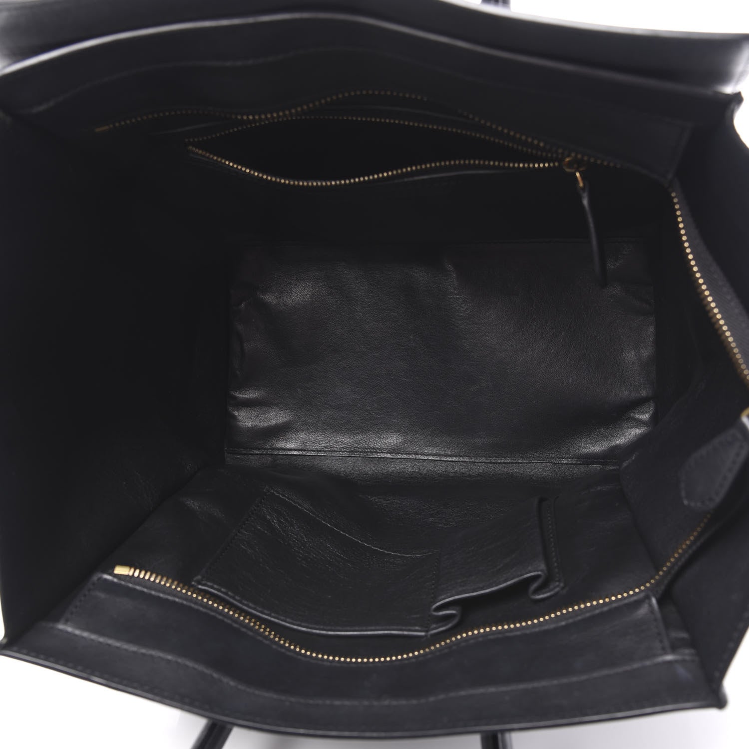 Celine Smooth Calfskin Mini Luggage Black 4 of 12