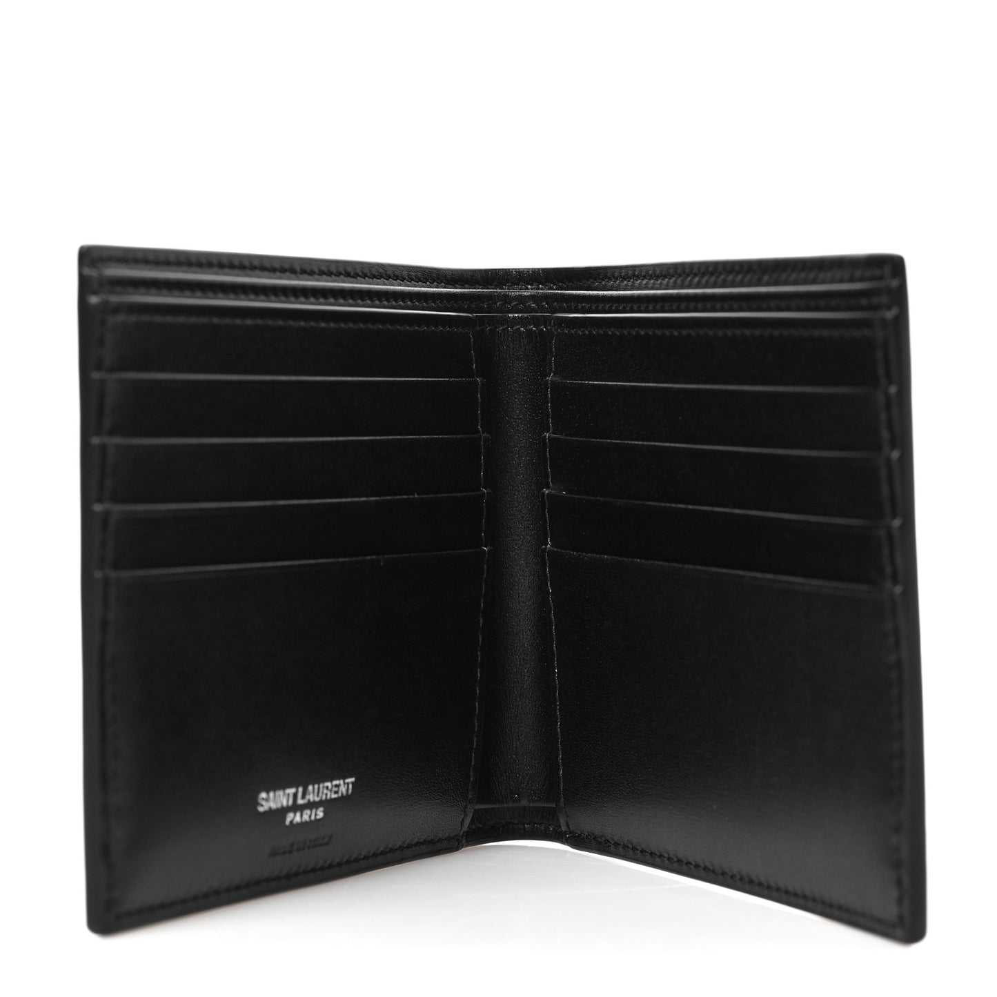 Smooth Calfskin Monogram East West Wallet Black