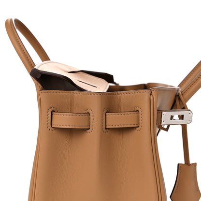 Hermes Swift In & Out Birkin 25 Biscuit 14 of 33