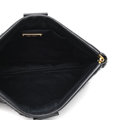 Miu Miu Nappa Matelasse Clutch Black 4 of 5