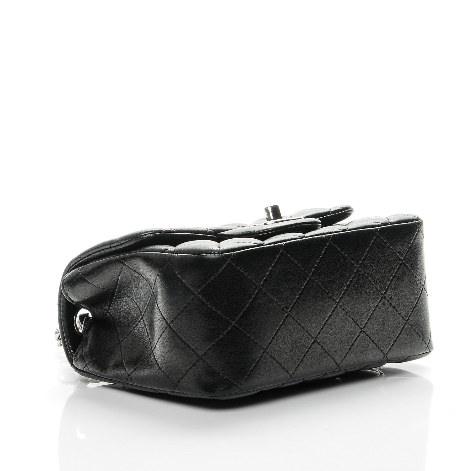 Chanel Lambskin Quilted Mini Square Flap Black 4 of 7