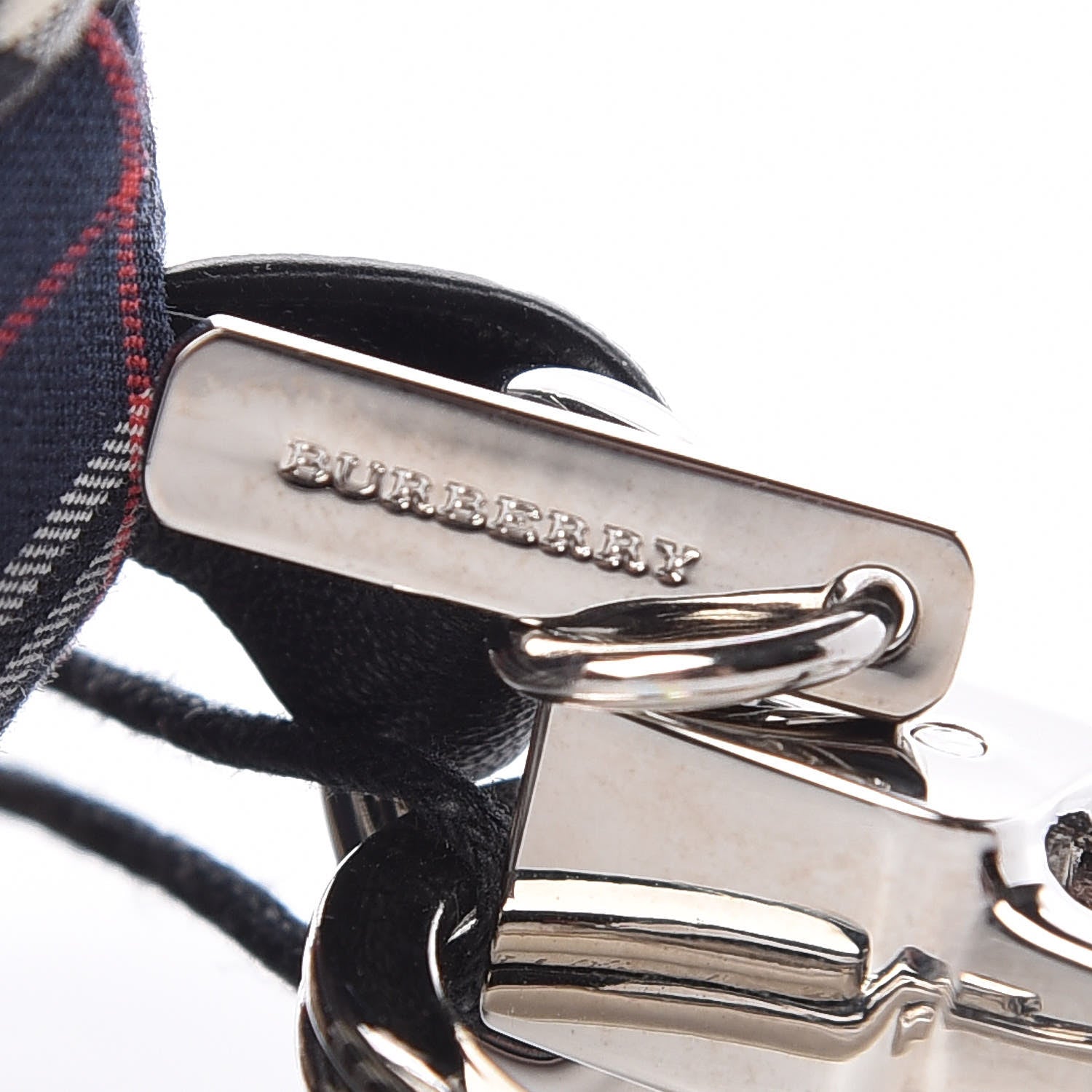 Burberry Mini V Check Thomas Bear Keychain Charm Antique Yellow 3 of 4