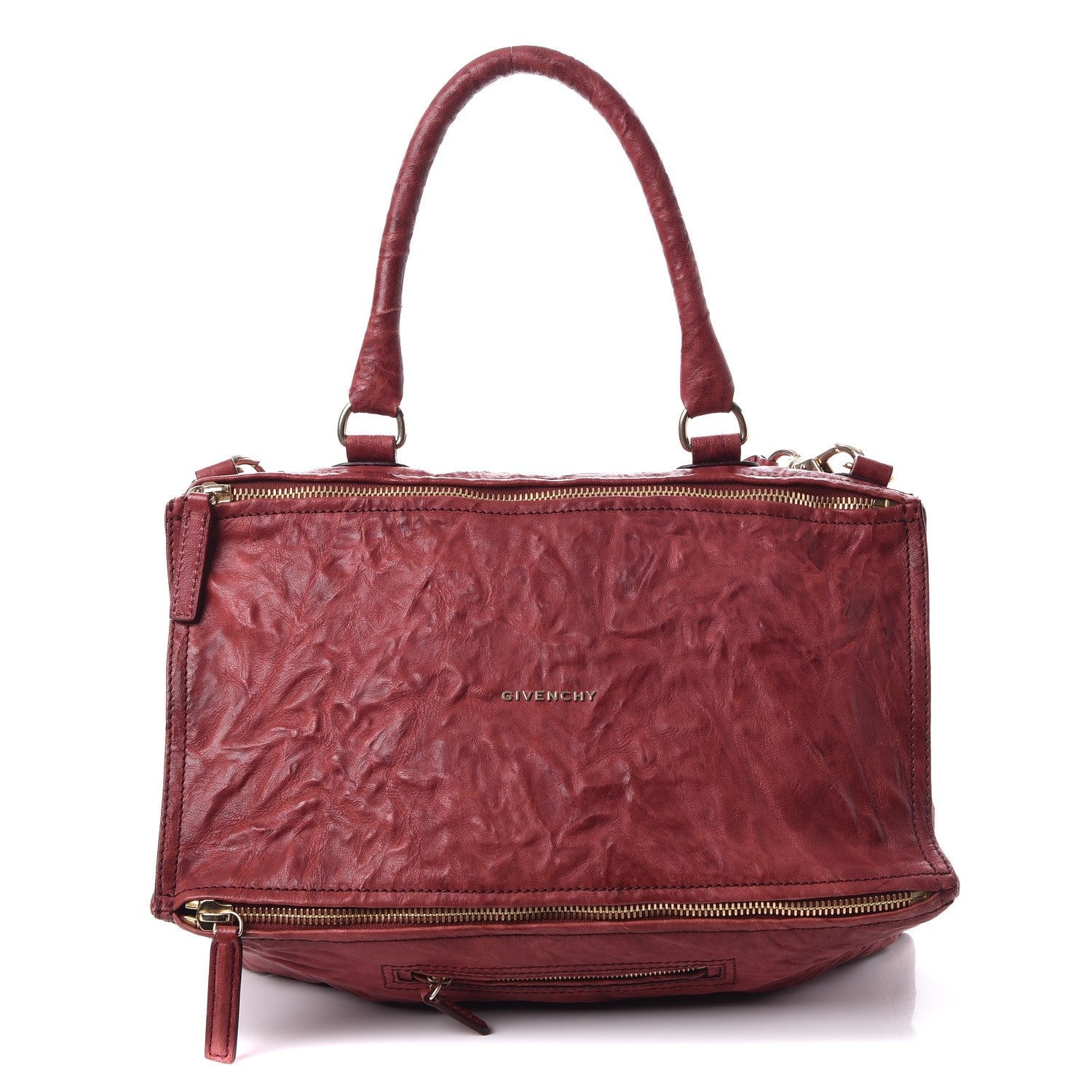 Givenchy Tumbled Sheepskin Large Pandora Red 1 of 9
