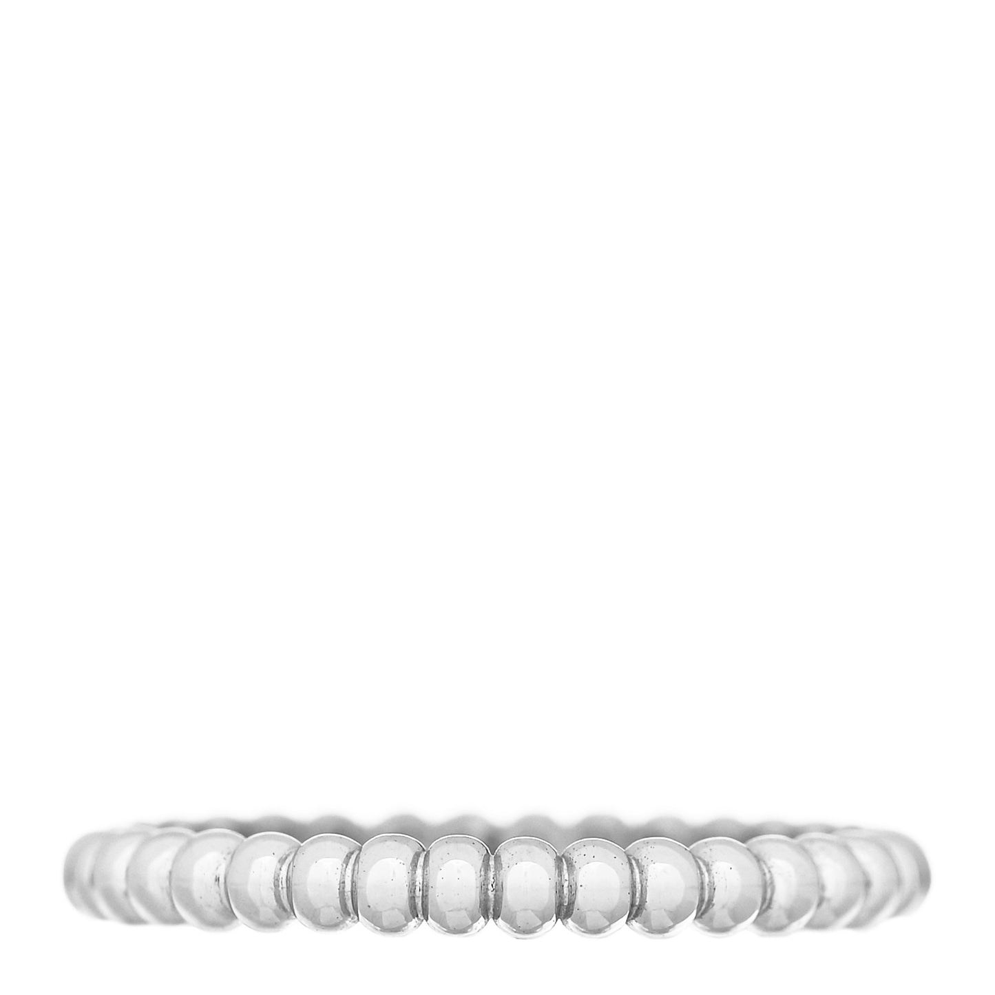 18K White Gold Small Perlee Ring 51 5.75