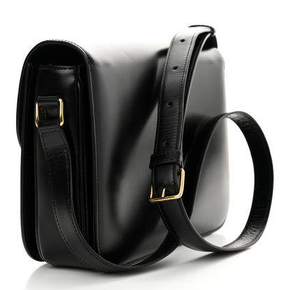 Celine Shiny Calfskin Large Triomphe Black 3 of 11