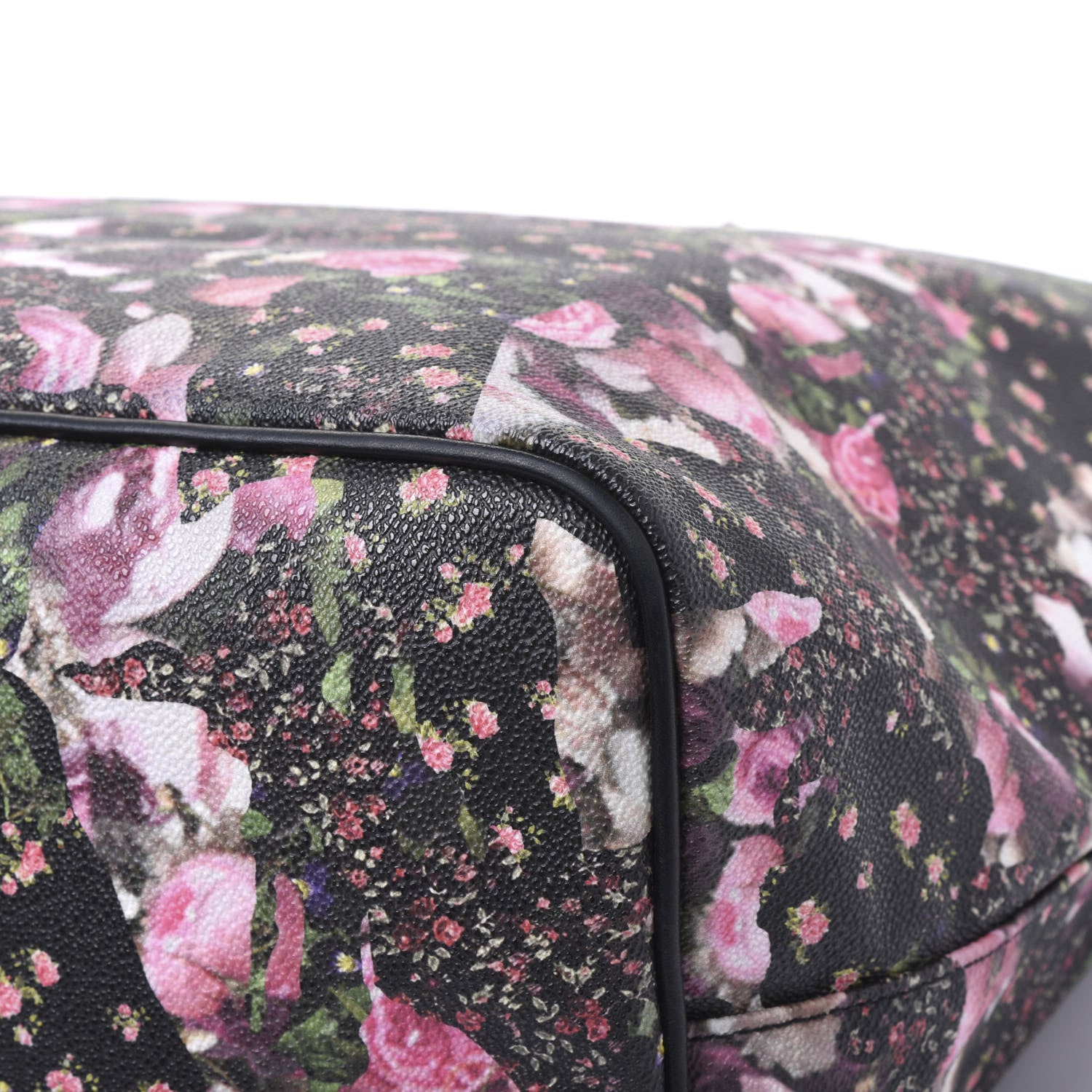 Givenchy Textured Coated Canvas Roses Camouflage Print Large Antigona Tote Black 8 of 10
