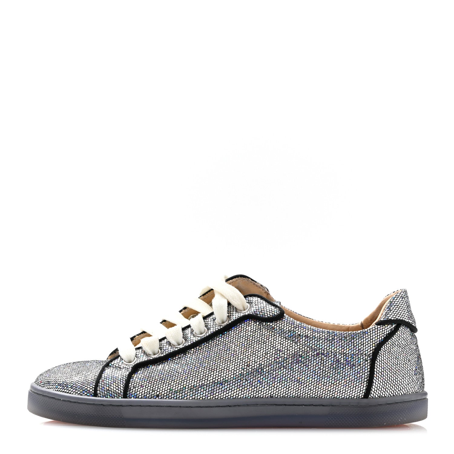 Christian Louboutin Seava Glitter Disco Ball Flat Sneakers 36 Multicolor 1 of 11