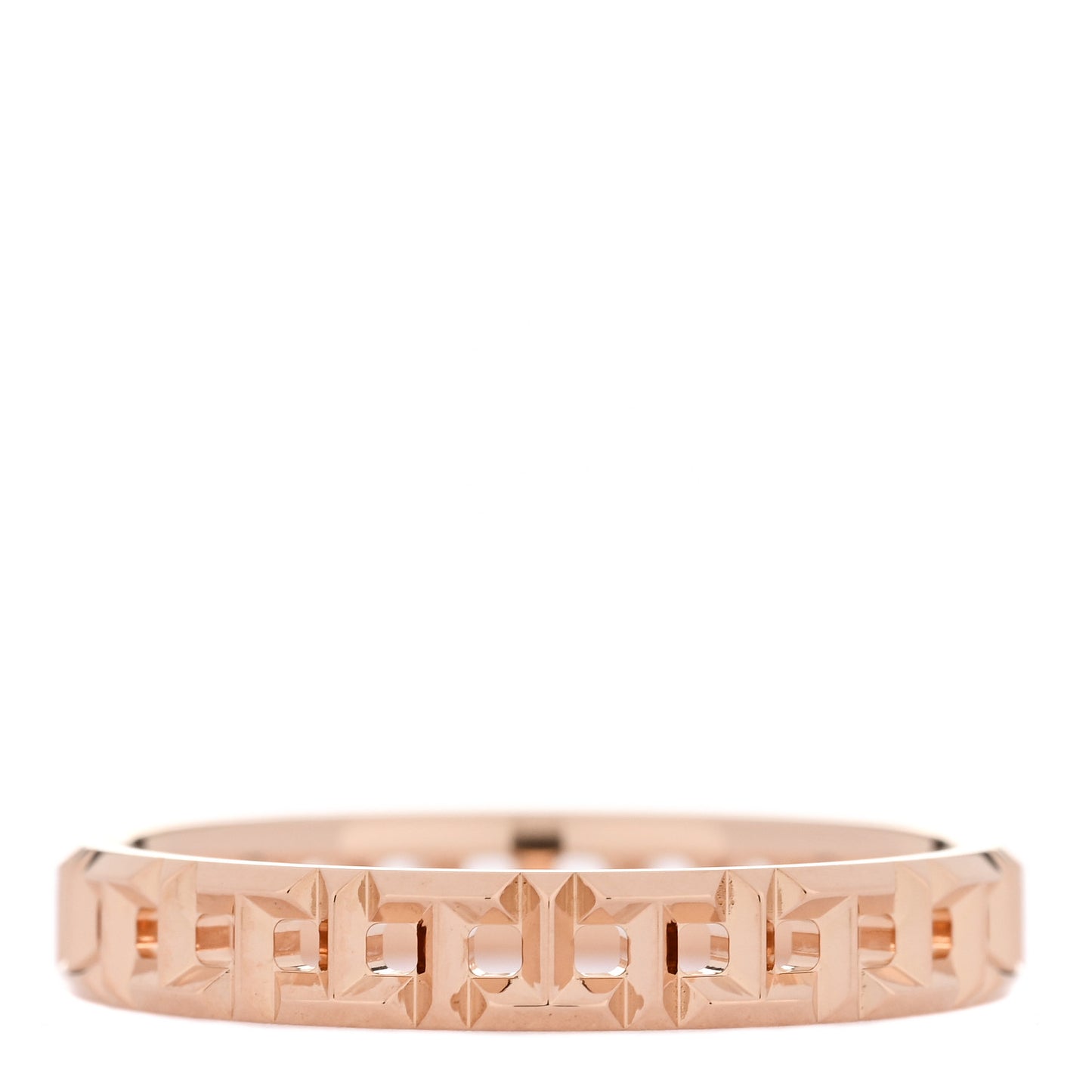 18K Rose Gold Narrow T True Ring 58 8.5
