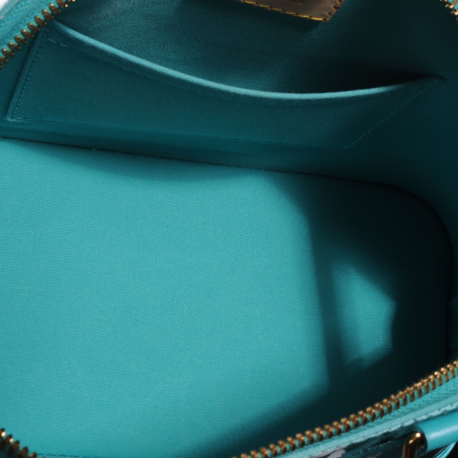 Louis Vuitton Vernis Alma BB Blue Lagon 5 of 7