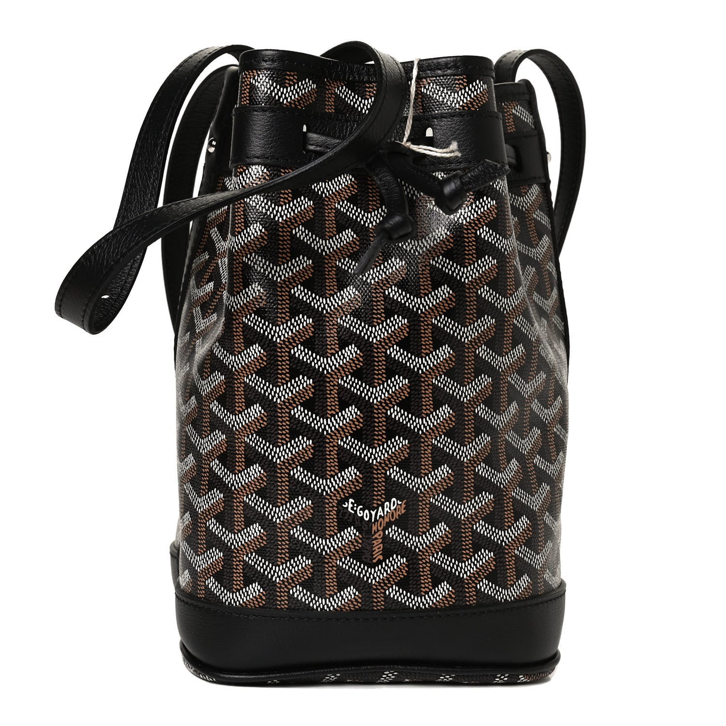 Goyardine Petit Flot Bucket Bag PM Black