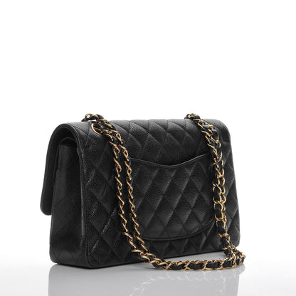 Chanel Caviar Quilted Medium Double Flap Black 3 of 11