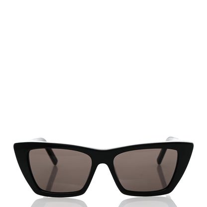 Saint Laurent Acetate Mica Cat Eye Sunglasses SL 276 Black 2 of 8