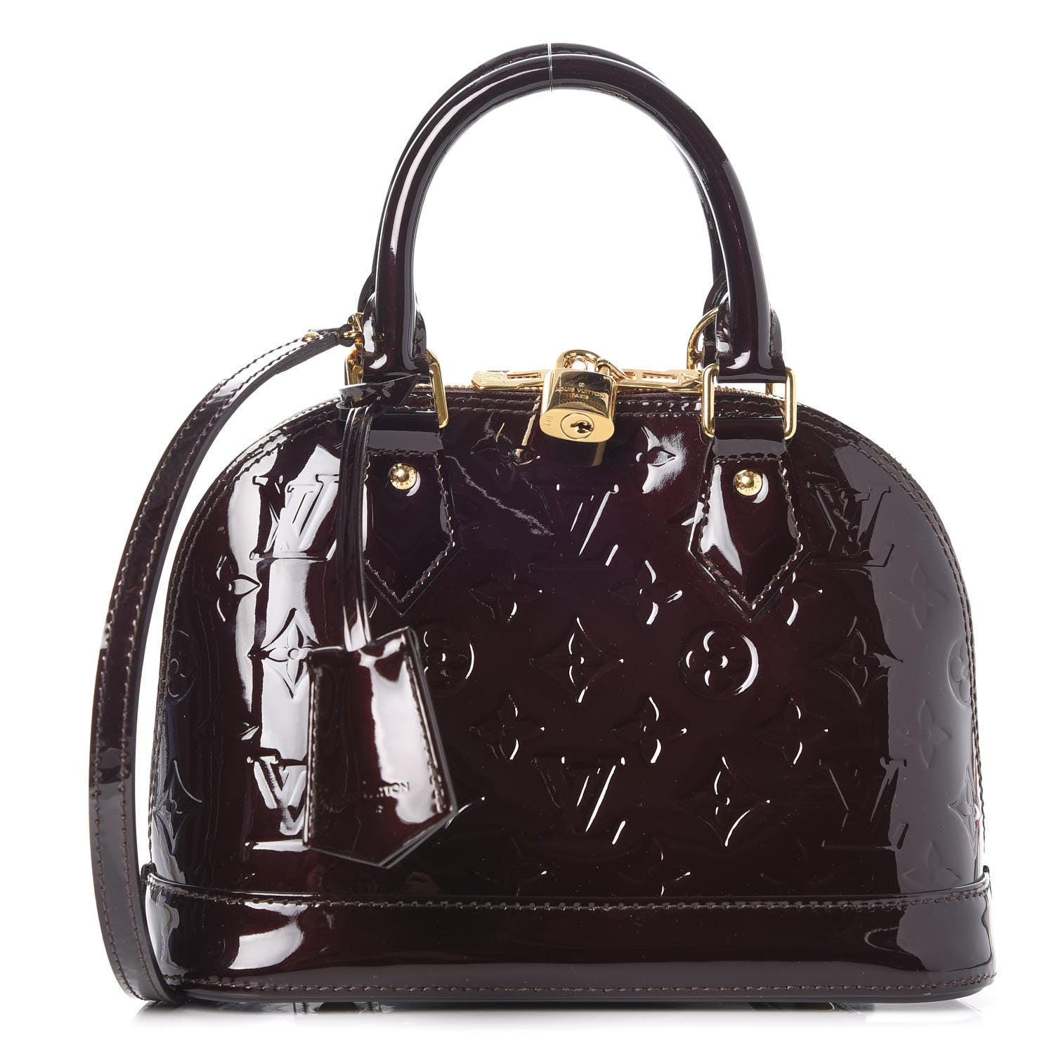 Louis Vuitton Vernis Alma BB Amarante 1 of 8