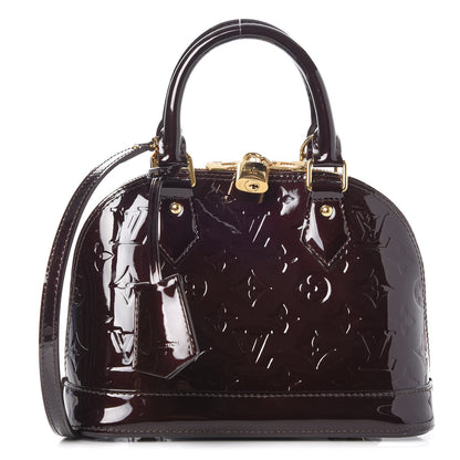 Louis Vuitton Vernis Alma BB Amarante 1 of 8