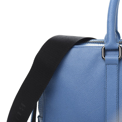 Burberry Grainy Calfskin Small Newberg Briefcase Blue 13 of 14